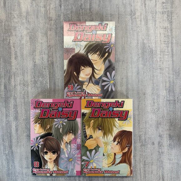 Lot of 3 Dengeki Daisy Manga Vol 7 8 9 English Kyousuke Motomi TPB English - Picture 1 of 5